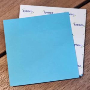 Blå Post-it notes